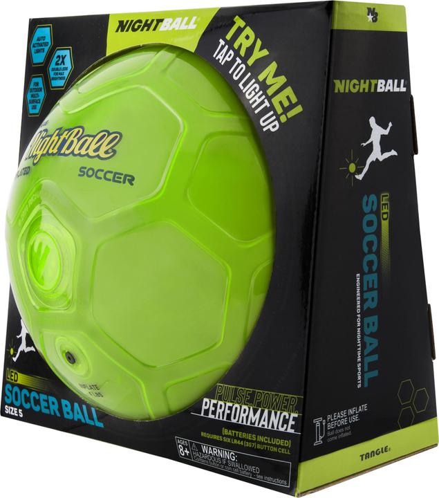 Produktbild Tangle 12812 LED Fussball Standard Grösse 5, Leuchtender Spielball mit Sensor aktivierten... (5)