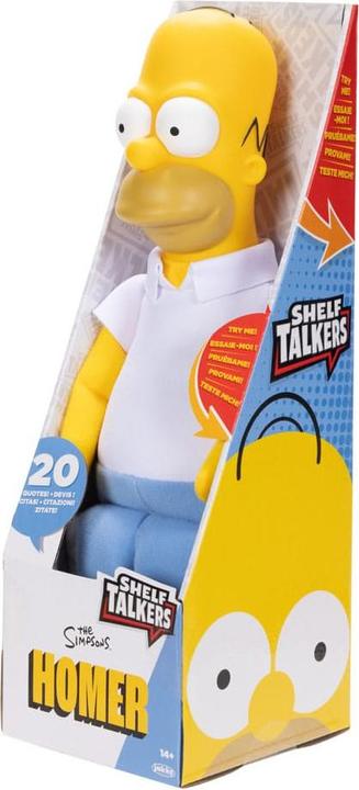 Actual product image Jakks Pacific Simpsons plush figure talking Homer 33 cm *English version* (33 cm)