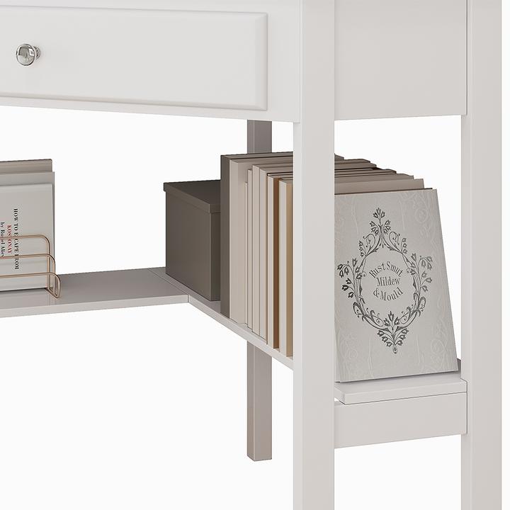 Produktbild Vicco Eckschreibtisch Velto, Weiss, 75 x 71.6 cm