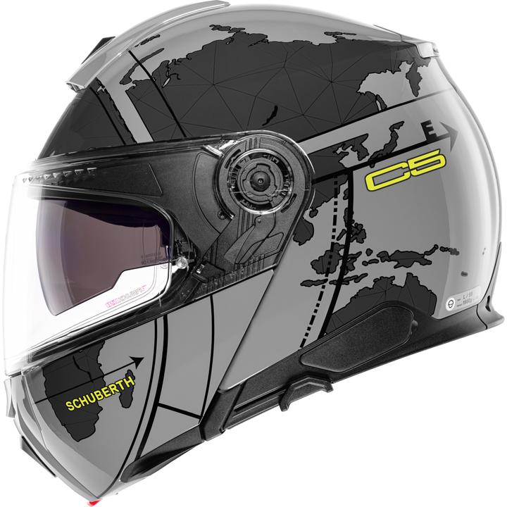 Image du produit Schuberth C5 GLOBE Klapphelm grau glossy 63 (63 cm, XXL)