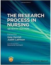 Produktbild The Research Process in Nursing (Englisch, Judith Lathlean, 2015)