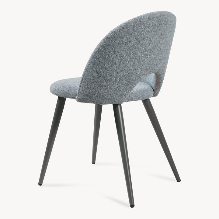 Produktbild En.Casa Esszimmerstuhl Karijoki 4er Set Webstoff Grau