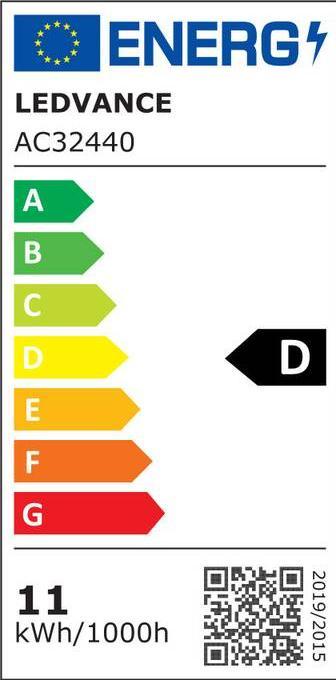 Energie-Label Osram Led Retrofit Classic A (E27, 11 W, 1521 lm, 1 x, D)