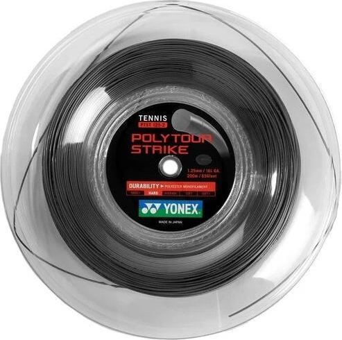 Actual product image Yonex TPTST125-200m Poly Tour Strike reel 200m iron grey, 1.25mm