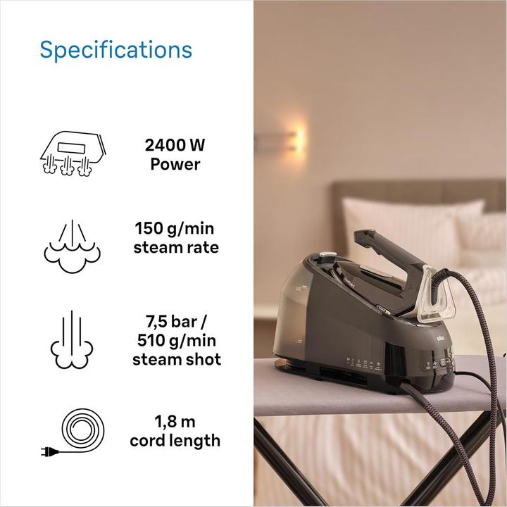 Actual product image Braun CareStyle 5 IS5249BK (2400 W, 510 g/min)