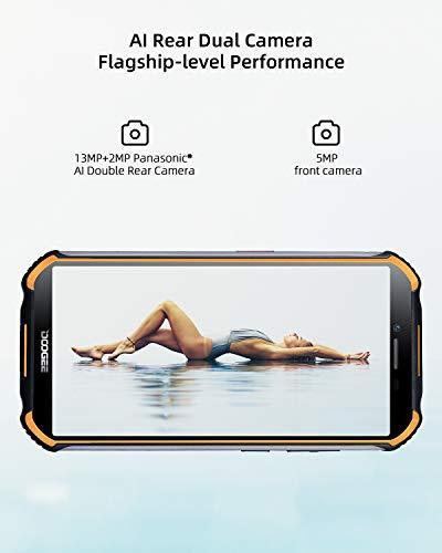 Actual product image Doogee S40 Pro (64 GB, Black, Orange, 5.45", Hybrid Dual SIM, 4G)