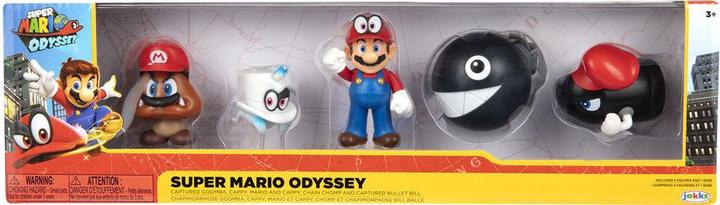 Actual product image Jakks Pacific Super Mario Bros Pack 5 Figuren 6,5cm