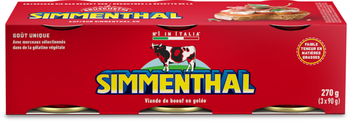 Actual product image Simmenthal Canned Beef in Jelly 3 x 90 g (315 g)