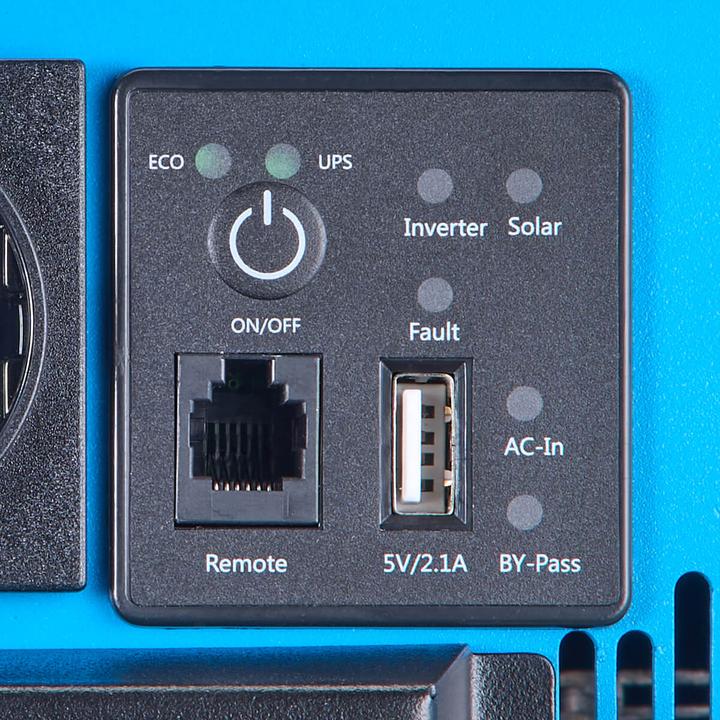 Produktbild Ective SSI 30 PRO 3000W/12V 4in1 Sinus-Wechselrichter mit NVS, Ladegerät & MPPT Laderegler (CH-Stecker)