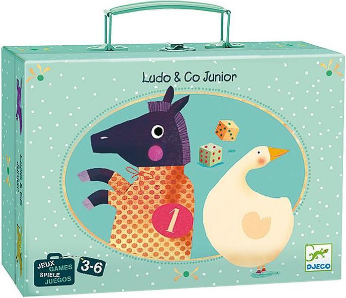 Actual product image Djeco Ludo & Co Junior (English, German, French, Italian)