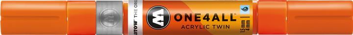 Produktbild Molotow Marqueur pour Maquettes - One4All Twin - Acrylique Orange DARE - 1,5/4mm - -085 - 14 cm (Dare Orange, 4 mm, 1 x)