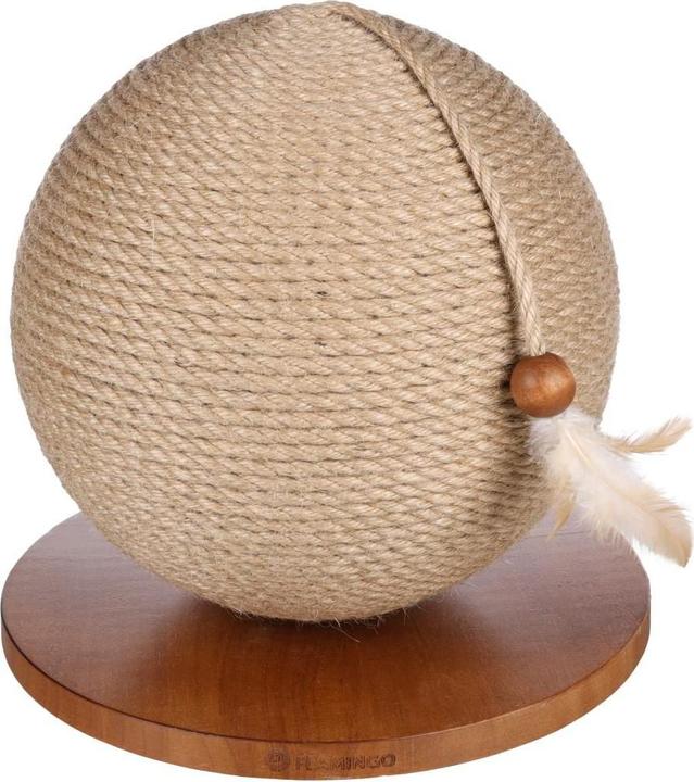 Produktbild Flamingo Scratching Ball Estrella - Brown - 27cm (27 cm, Braun)