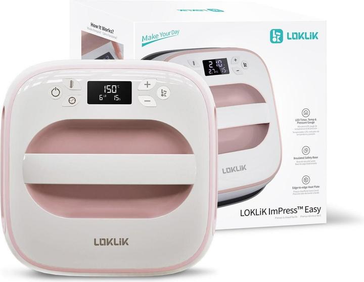 Produktbild Loklik Easy Heat Press *pink*