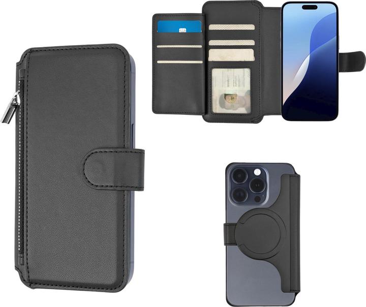 4smarts Magnet Wallet Coin Caddy (Apple iPhone 12, Apple iPhone 12 Pro, Apple iPhone 13, Apple iPhone 13 Pro, Apple iPhone 14, Apple iPhone 14 Pro, Apple iPhone 15, Apple iPhone 15 Pro)
