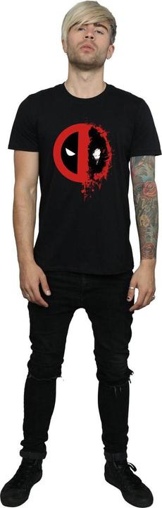 Image du produit - T-shirt DEADPOOL SPLIT SPLAT LOGO - Homme (S)