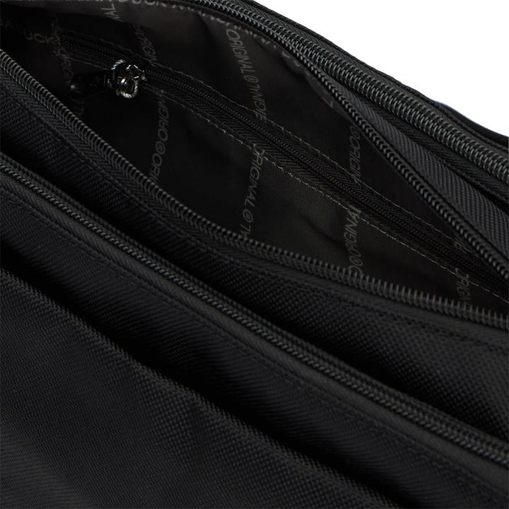 Actual product image Mandarina Duck Large Crossover with Multiple Pockets and Adjustable Shoulder Strap
