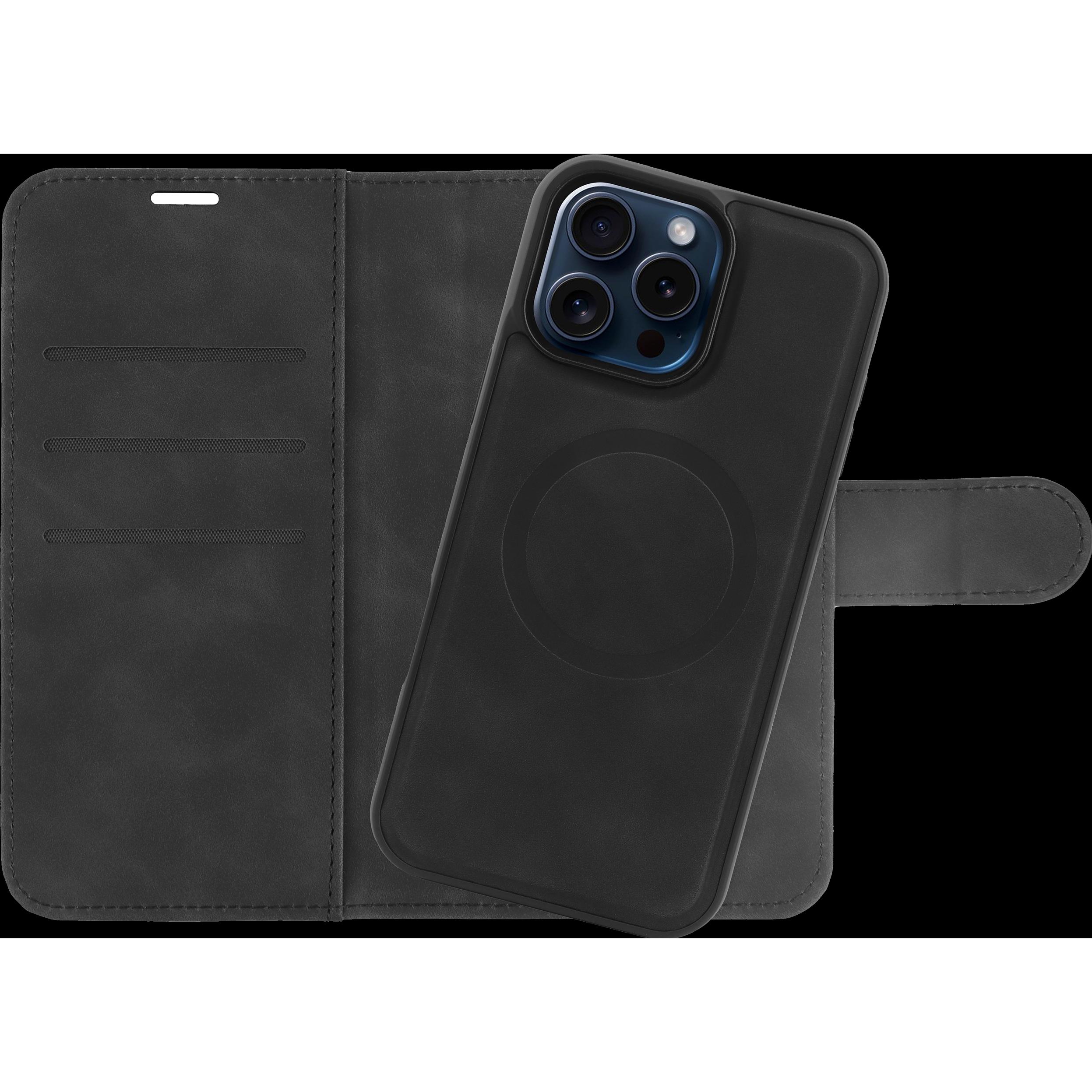 Cazy Abnehmbare Brieftaschenhülle Magfit, 2-in-1-Design, Kartenschlitze (Apple iPhone 16 Pro Max), Smartphone Hülle, Sch...