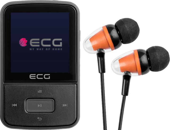ECG PMP 30 8GB black / MP3 MP4 Player / 1.5" / 8GB / MicroSD / Radio FM (8 GB)