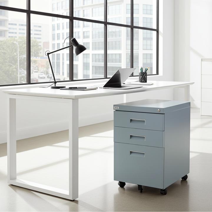 Produktbild Jet-Line Rollcontainer PAUL grau Rollschrank Bürocontainer knock-down