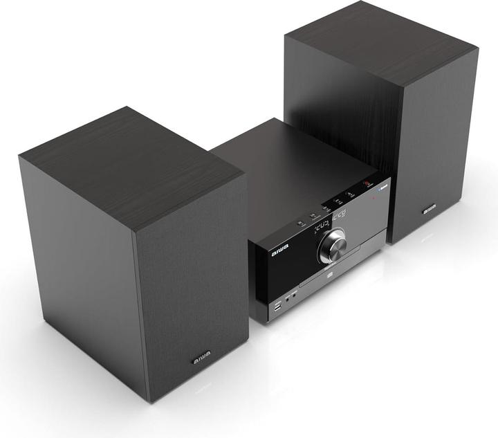 Actual product image Aiwa Micro System with Bluetooth, CD, USB, AUX Input, 2 x 50 W RMS Output (Bluetooth, CD player, 2x 50 W)