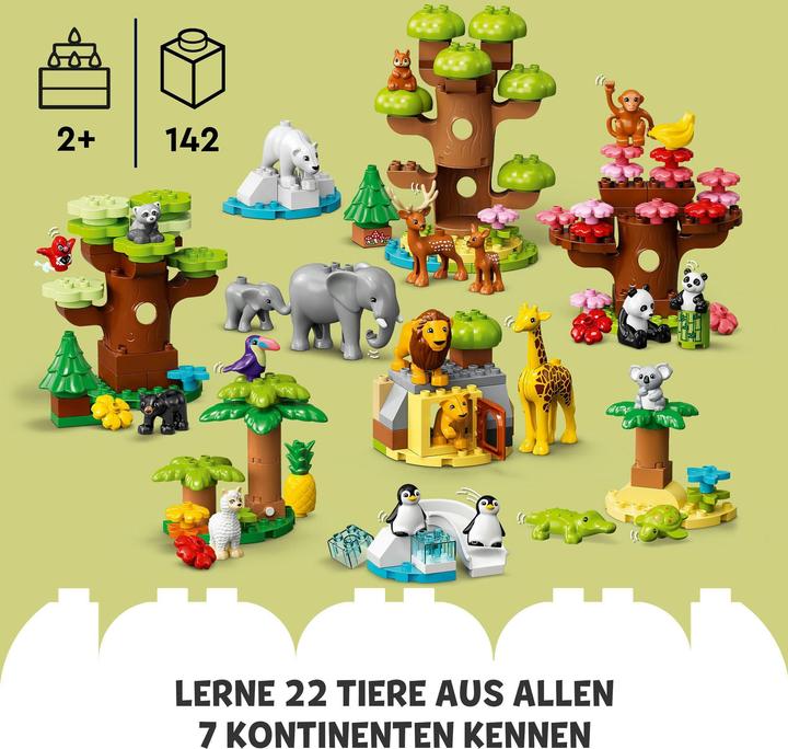 Actual product image LEGO Wild animals of the world (10975)