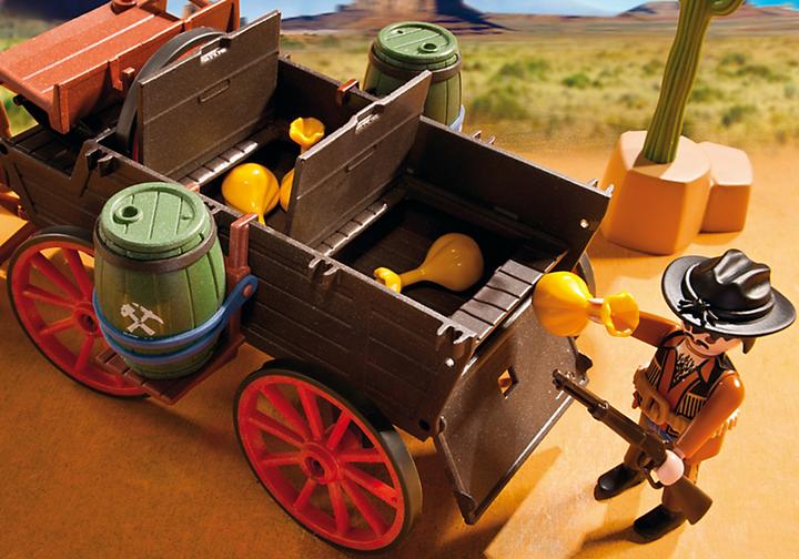 Produktbild Playmobil Planwagen mit Überfall (5248)