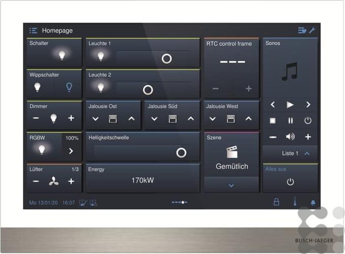 Image du produit Busch-Jaeger IP touch 10 (Ethernet, WiFi)
