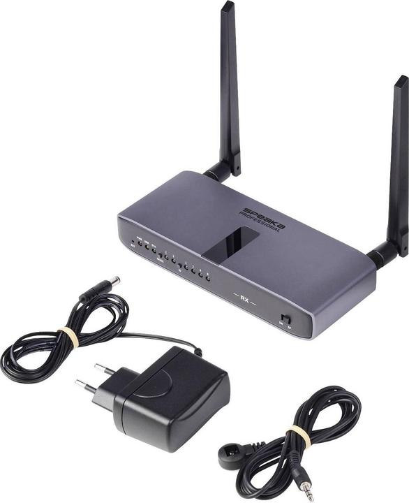 Actual product image SpeaKa Professional SP-HWR-600 HDMI-Funkübertragung (Empfänger) 150 m 5180 MHz