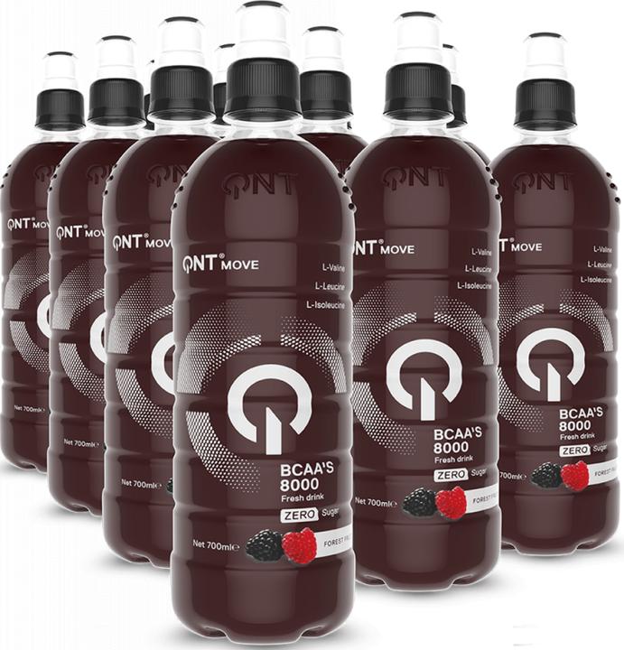 Actual product image QNT BCAA'S 8000 (Forest fruit, 12 x)