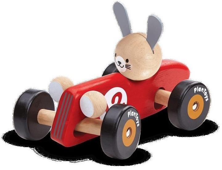 Plantoys Hare in a race car