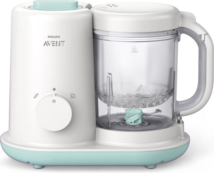 Philips Avent 2 in 1 effektiver Babynahrungszubereiter Dampfgarer und Mixer