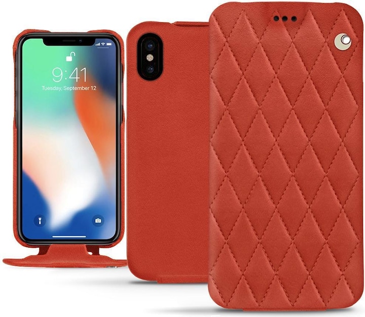 Actual product image Noreve Leather cover vertical (Apple iPhone XS Max)