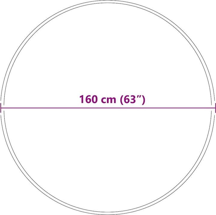 Produktbild vidaXL Teppich (160 cm)