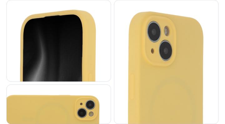 Produktbild Tecto Shield Soft Touch Mag Case for iPhone 15 Pro 6,1" pastel yellow (Apple iPhone 15 Pro)