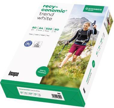 Produktbild Recyconomic Kopierpapier Trend White DIN A4 80g/m² (A4, 500 Blätter, 80 g/m²)