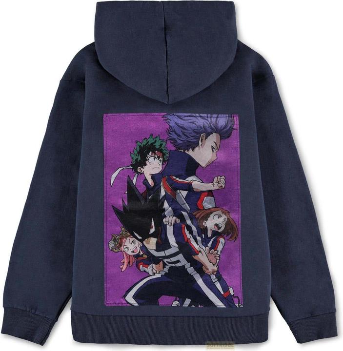 Actual product image My Hero Academia Izuku Midoriya Boys Hoodie (Kangaroo Pocket) (158, 164)