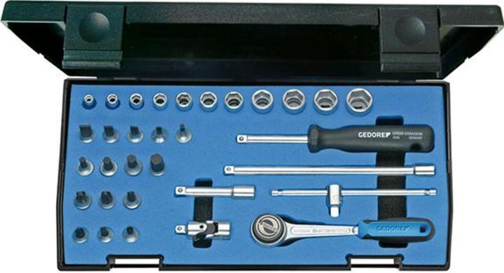 Actual product image Gedore Socket spanner set 1/4 (6.3 mm