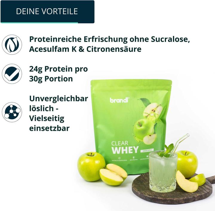 Actual product image Brandl Clear Whey (Apple, 1 pcs., 800 g)