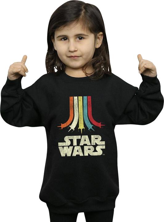 Immagine prodotto Star Wars Felpa Arcobaleno Ragazze (128)