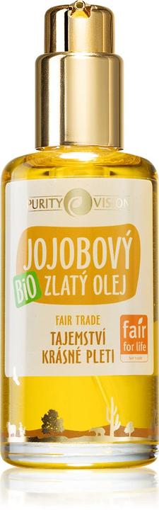 Actual product image Purity Vision - Organic Golden Jojoba Oil - Fair Trade - Volume: 100 ml (Body oil, 100 ml)