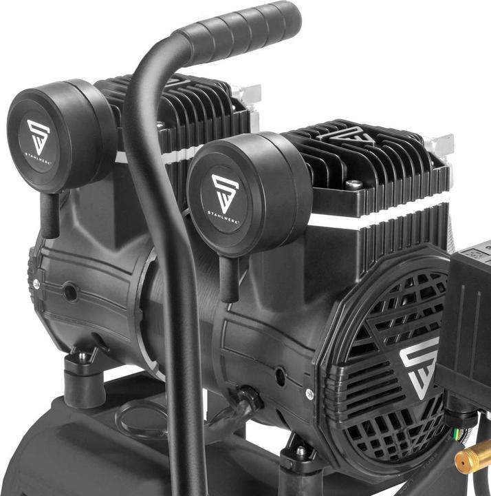 Actual product image Stahlwerk Compressor 10 bar 2.1 hp 1.6 kW 210 l/min 10 l air compressor (10 bar, 10 l)