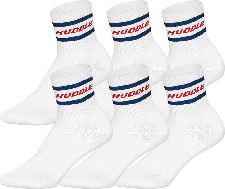 Produktbild Huddle Short Crew Socks Stripe (6er Pack, 35 - 38)