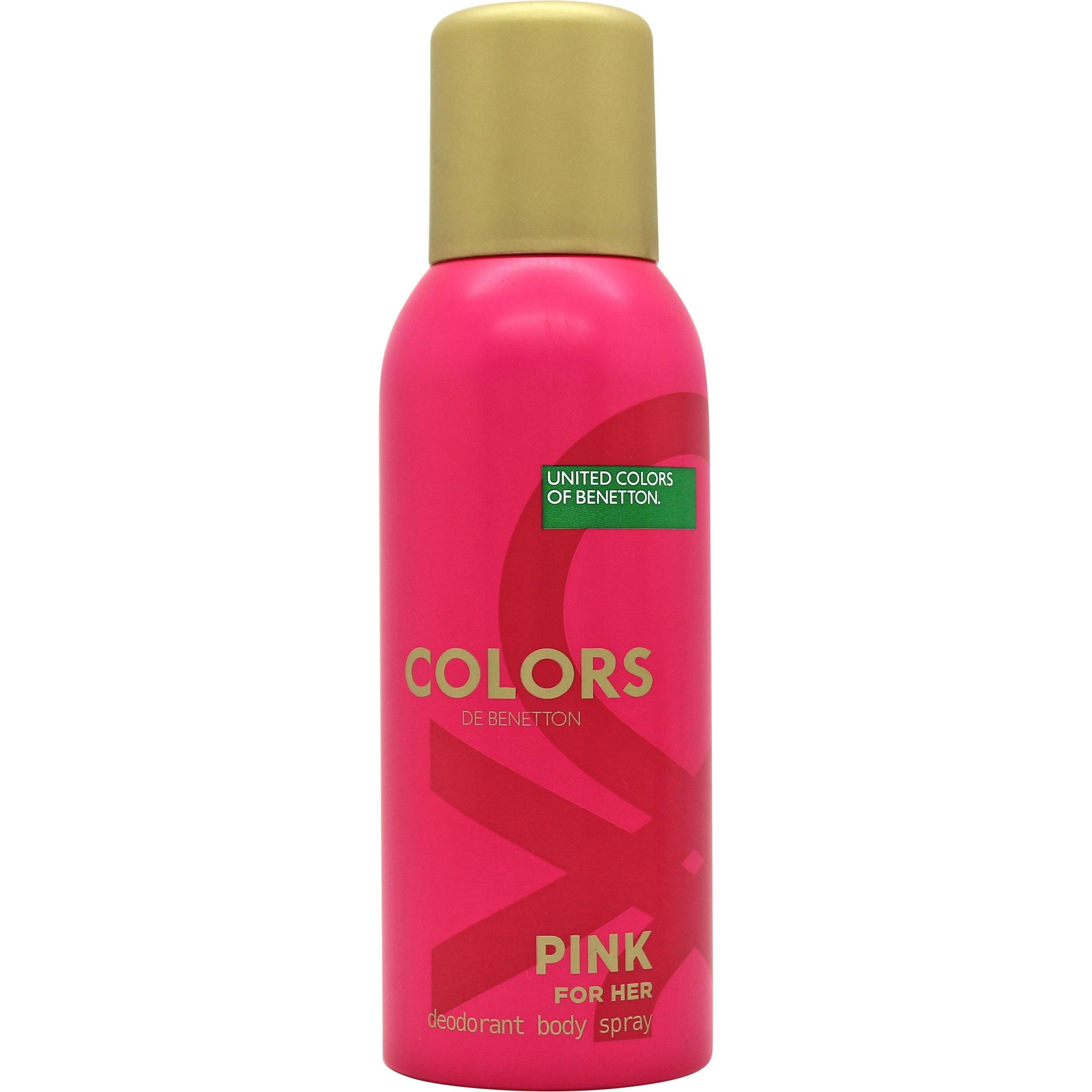 United Colors of Benetton, Deo, Benetton Colors de Benetton Pink Deodorant Spray 150ml (Spray, 150 ml)