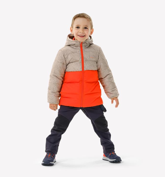 Produktbild Quechua Winterjacke Kleinkinder Gr. 92–116 Wandern - NH500 orange/beige (122)