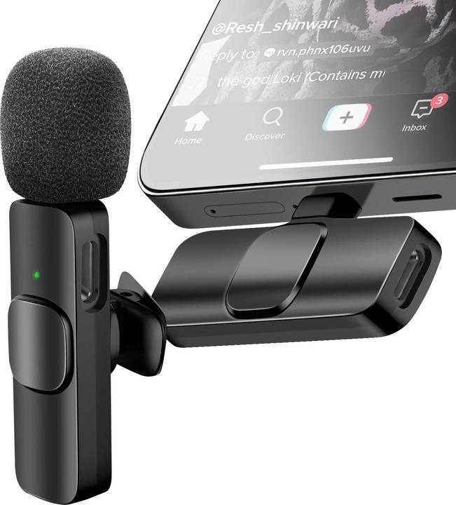 Produktbild Avizar Lavalier Mikrofon USB-C Lightning Funk