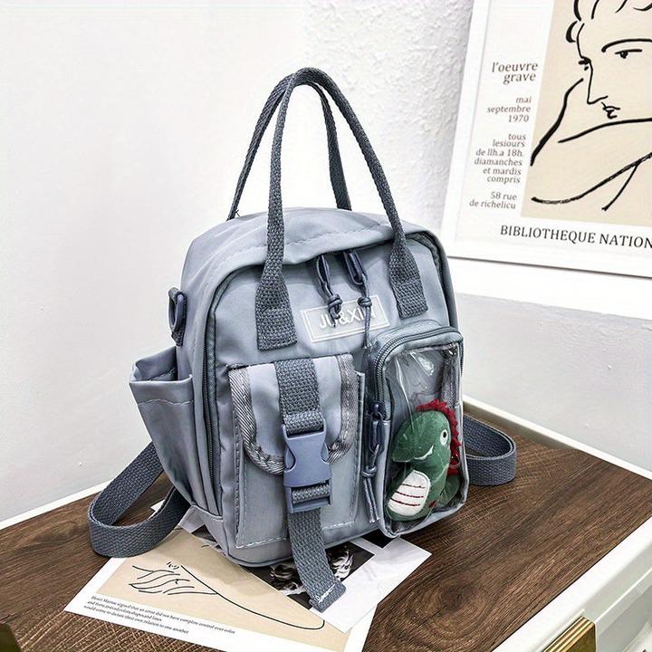 Produktbild Only-Bags.Store Mini niedlich Dinosaurier Rucksack, solide Farbe Mode lässig einfache einzigartige Rucksack