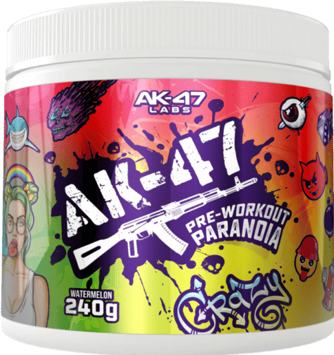 Actual product image AK-47 Labs Pre-Workout Paranoia (Blue raspberry, 1 pcs., 240 g)
