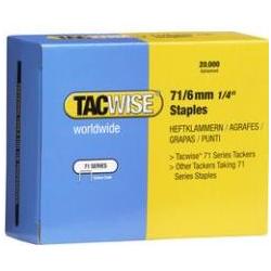Tacwise, Graffette, 20.000 ™ Graffette per taccheggio tipo 71/6mm, 0367 6 mm (20000 x)
