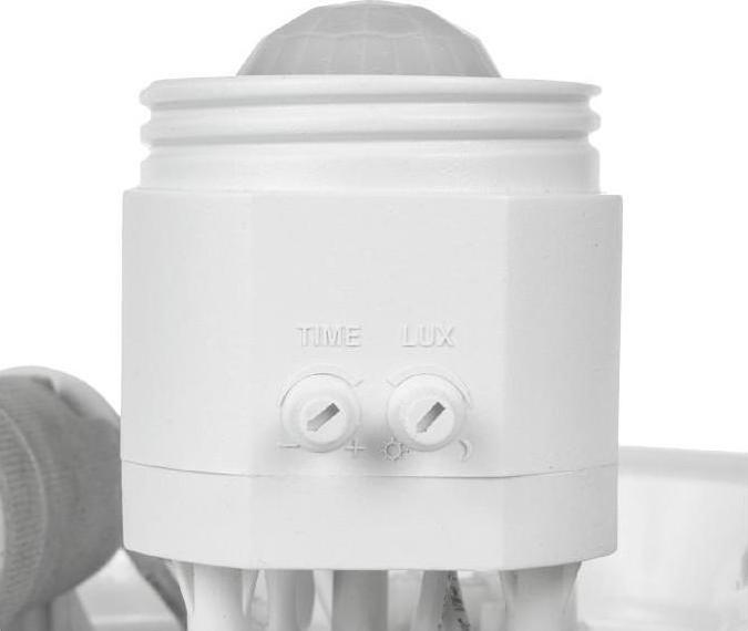 Produktbild Maclean Ceiling ceiling with PIR sensor and replaceable light source 2x max 40W with E27 base (8 m)