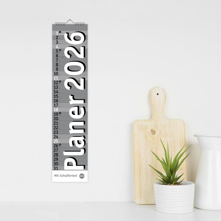 Produktbild Langplaner, silber 2026 (11 x 49 cm)